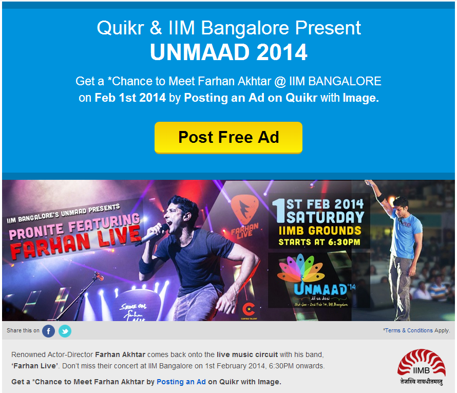 Farhan Akhtar Live Concert