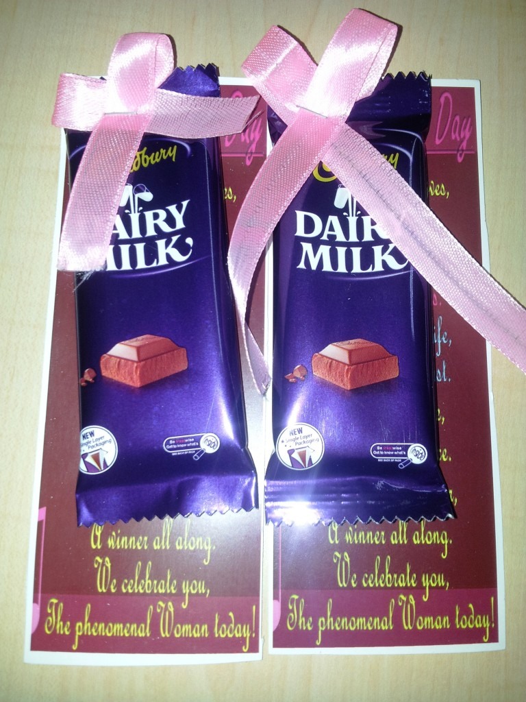 Chocolates on Women's Day