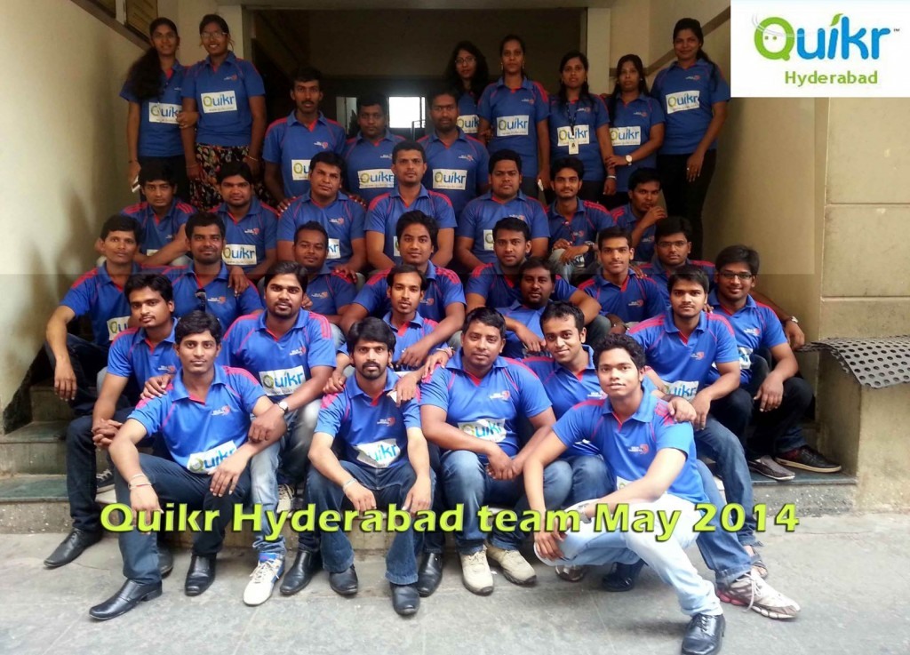 Quikr Hyderabad Team