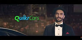 QuikrCars with Ranveer Singh – The New Brand Ambassador