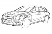 Patent Images of Mercedes CLA Shooting Brake Facelift Revealed!