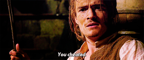 You cheated!