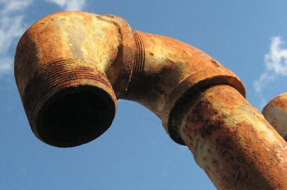 hose rusted to spigot